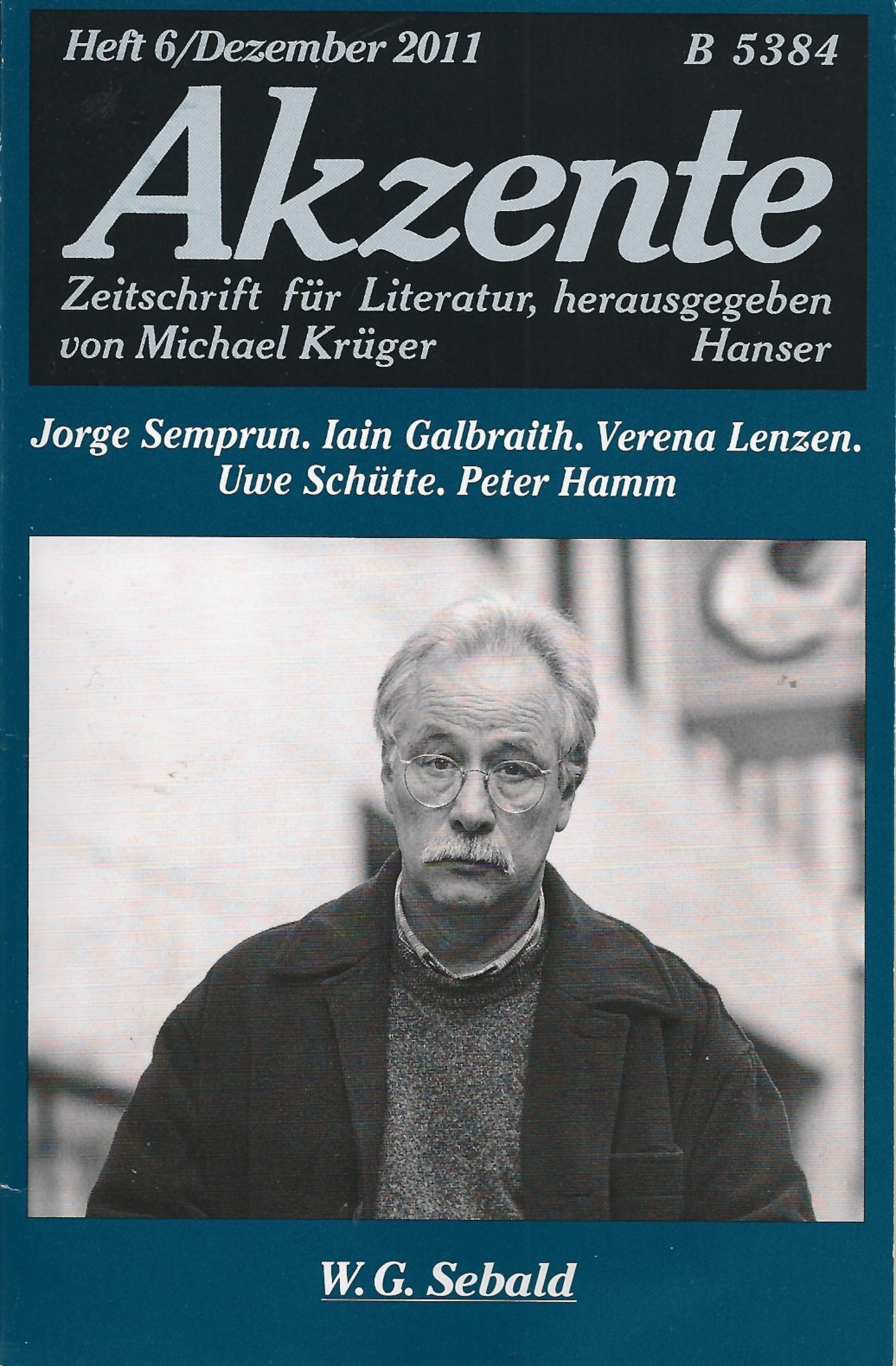 Akzente Dezember 2011 W. G. Sebald