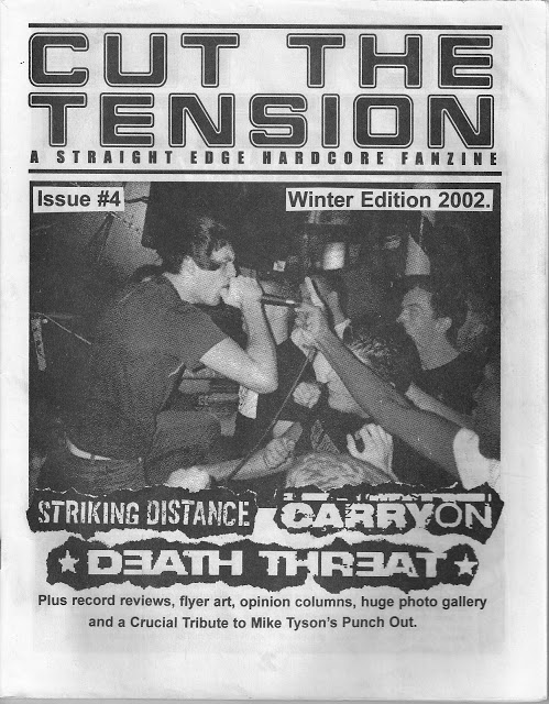 CUT THE TENSION Fanzine 4 2002 Carry On Death Threat