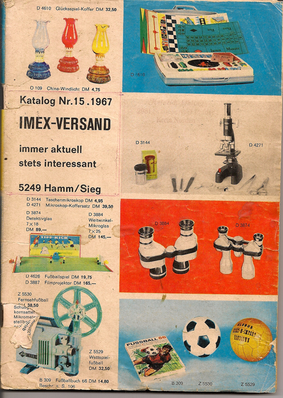 IMEX VERSAND Katalog 15 1967