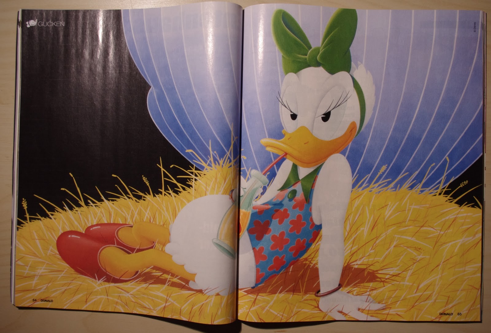 Daisy Pun Up Donald Magazin Sommer 2011