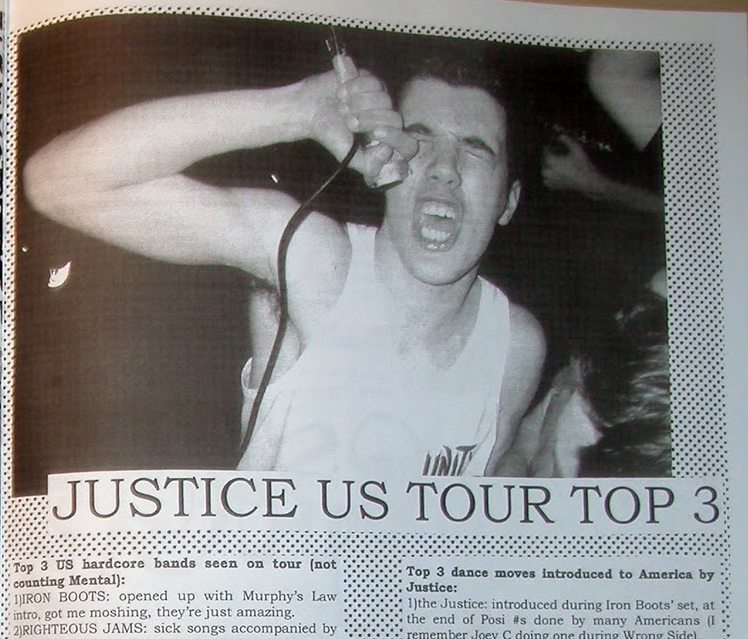 Justice in Complete Control Records Fanzine