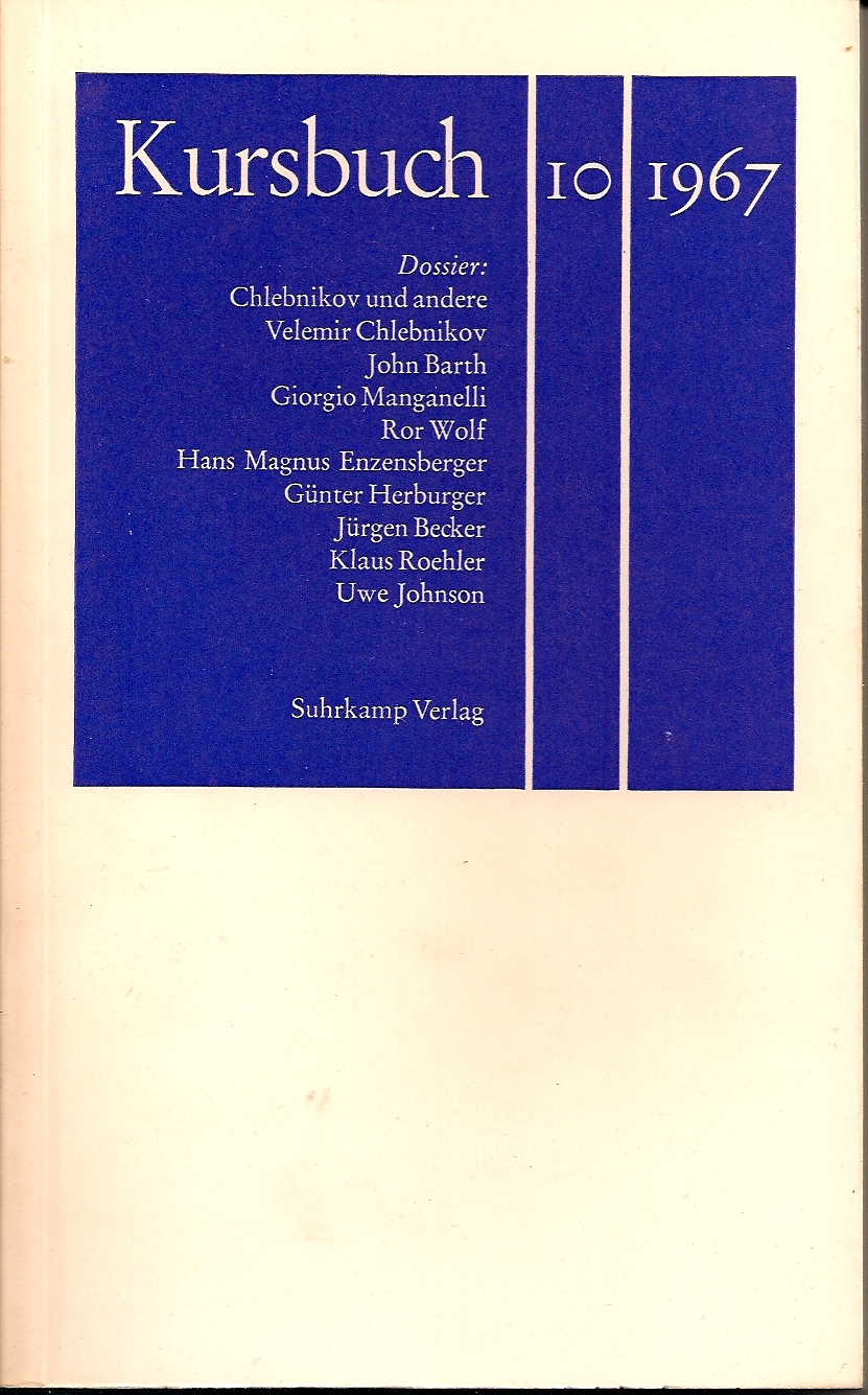 Kursbuch 10 1967 Titel