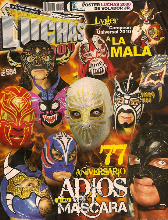 LUCHAS 2000 Mexikanisches Wrestling Magazin 2010