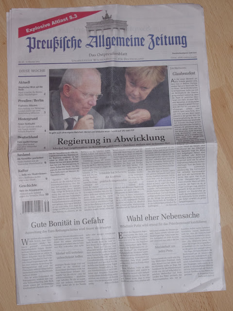 Preußische Allgemeine Zeitung - Nr. 34, 1. Oktober 2011