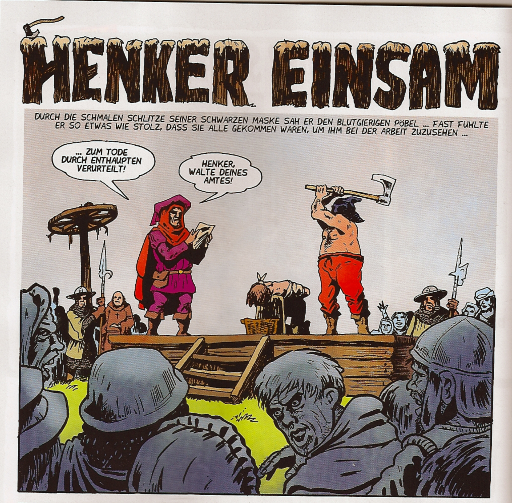 Weissblech Comics Henker Einsam Levin Kurio 2011