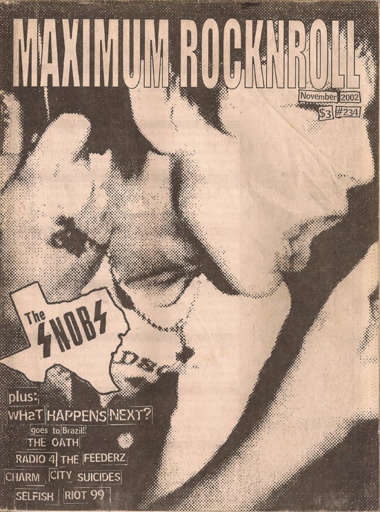 Maximum Rocknroll November 2002 The Snobs