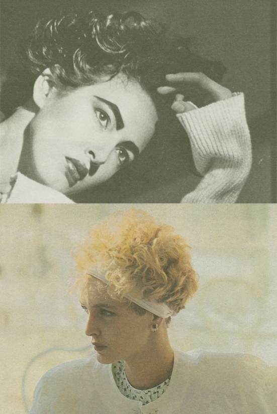 Anzeigen von Ecru und Guccci im INterview Magazine December 1986