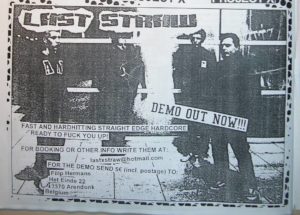 Last Straw pre-Justice Demo ad