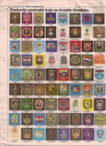 Abzeichen Kroatische Einheiten im Jugoslawienkrieg 2
