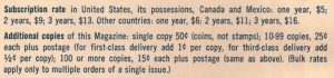 The Objectivist subscription rates