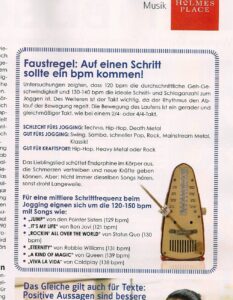 Taktzahl Musik Workout