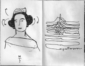 Queen Mary and the Cover of Ukniown Pleasures (Joy Division) by Apetown, Antwerp