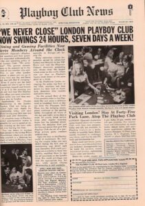 Playboy Club advertising March 1969