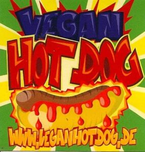 Vegan Hot Dog Dresden alter sticker