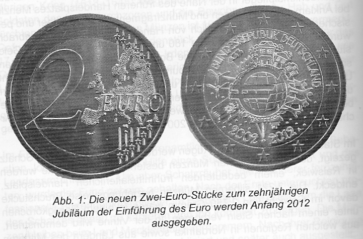 2 Euro 10 Jahre Euro Jubiläumsmünze Bundesrepublik Deutschland