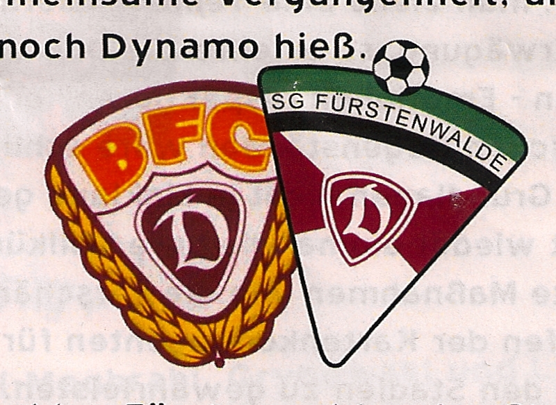 Wappen BFC Dynamo SG Fürstenwalde 1960