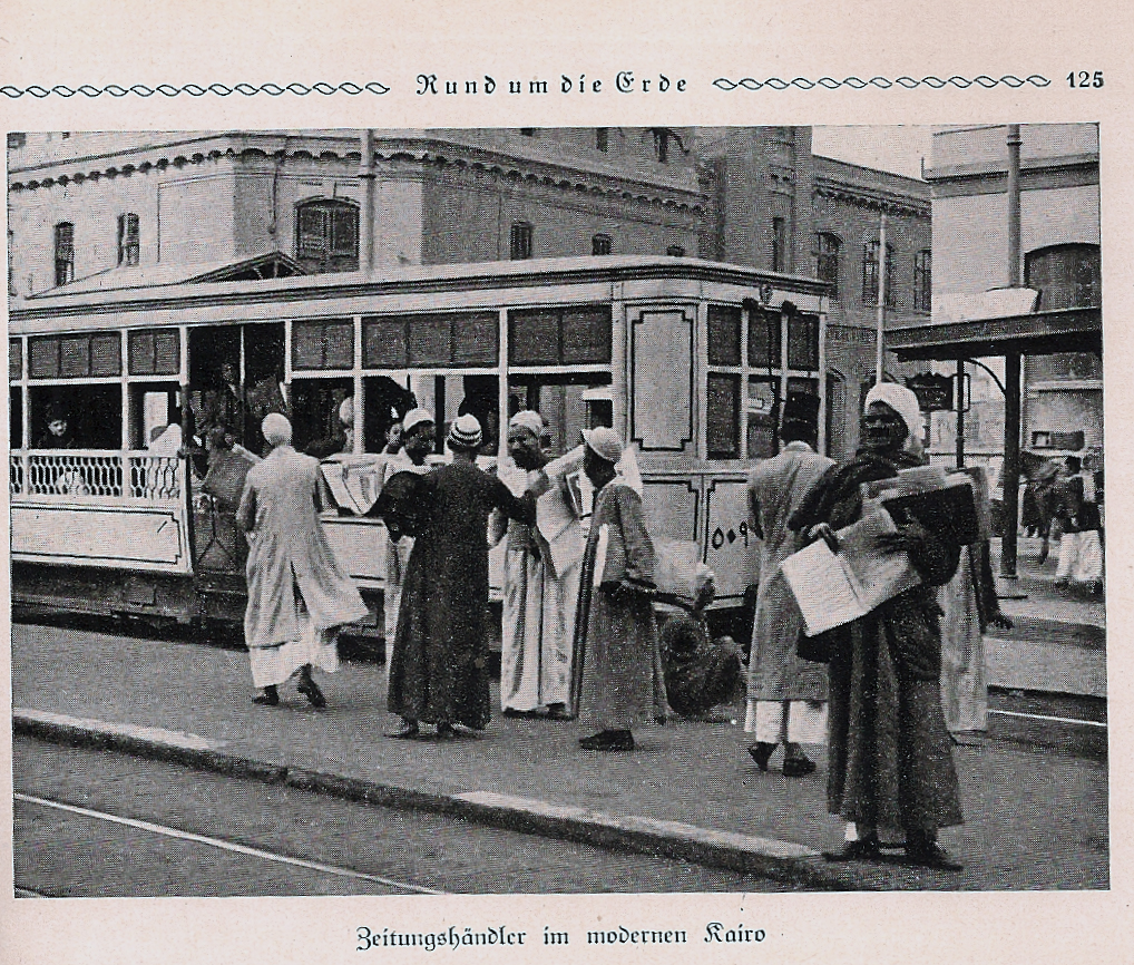 Zeitungshändler Kairo 1932