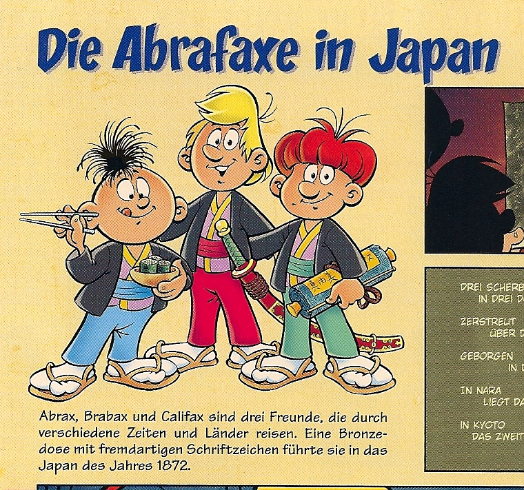 Die Abfrafaxe in Japan mosaik 2003