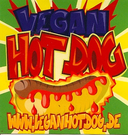 Vegan Hot Dog Dresden alter sticker