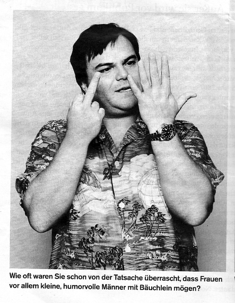 Jack Black im SZ Magazin Februar 2011 