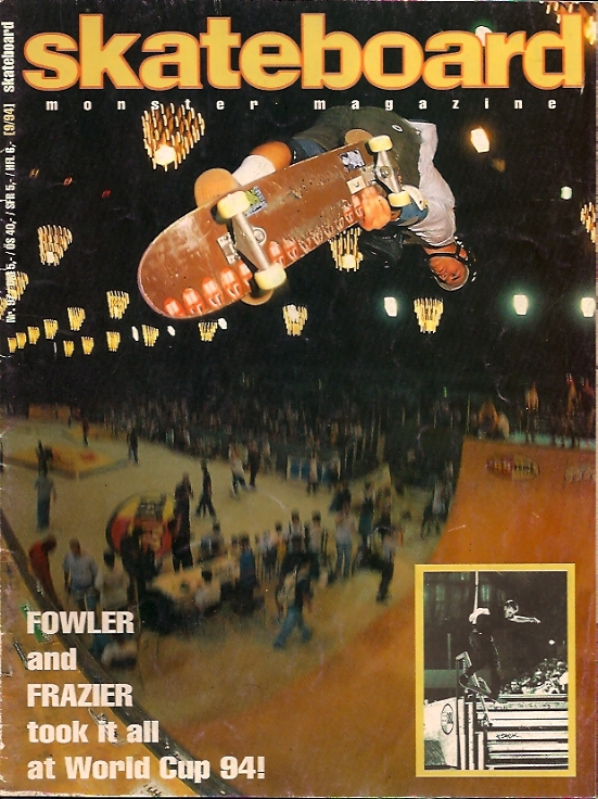 monster skateboard magazine 9 1994